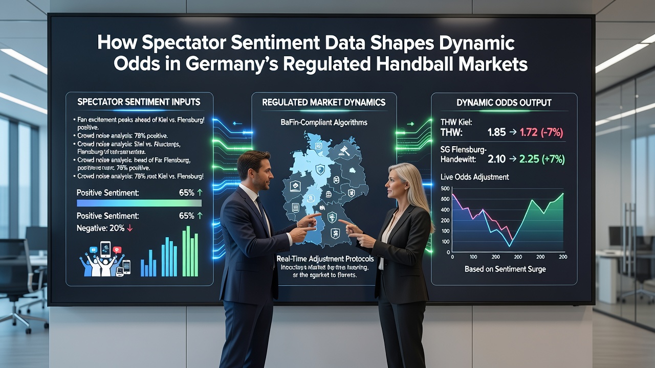 Analyse-Dashboard mit Sentiment-Daten für Handball-Quoten