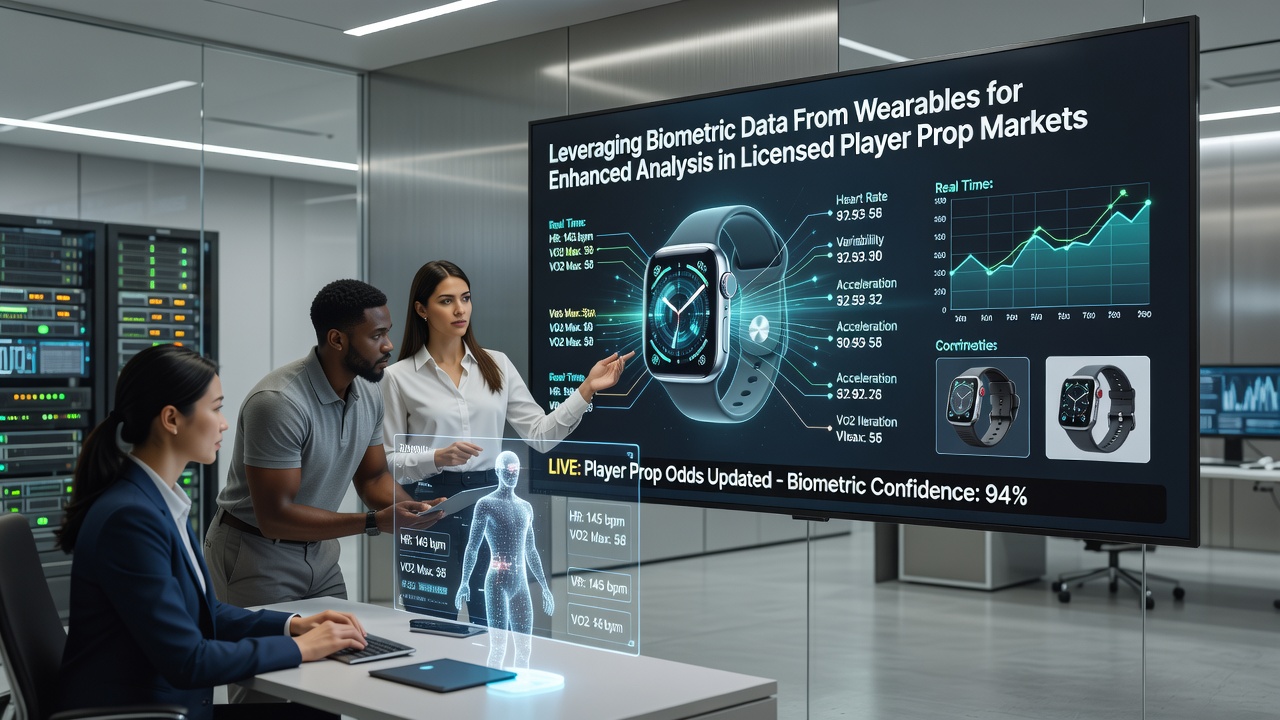 Analyse-Dashboard zeigt biometrische Trends und Prop-Bet-Statistiken auf einer lizenzierten Plattform