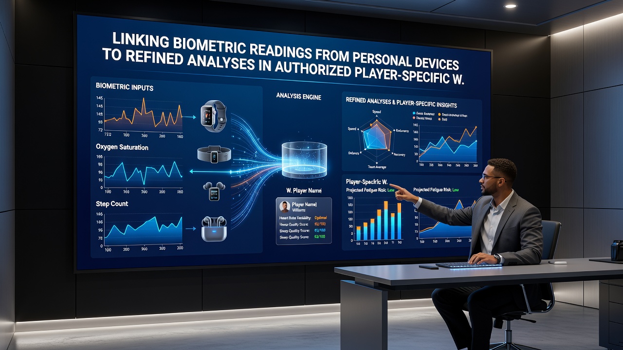 Analyse-Dashboard mit biometrischen und Wett-Daten auf einer mobilen Plattform